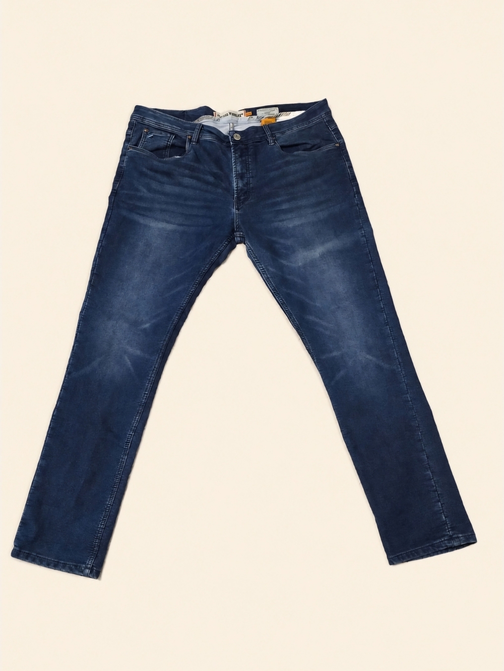 Tailor Vintage Men’s Navy Blue Straight Jeans